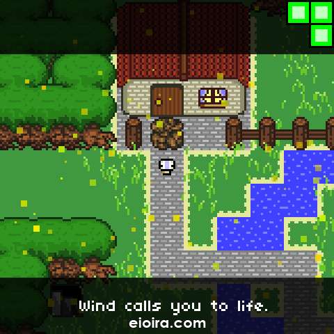 Seedling Adventure RPG Flash Game Screenshot